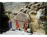 Soldiers gaurding thte tomb