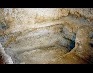 Where Jesus was laid